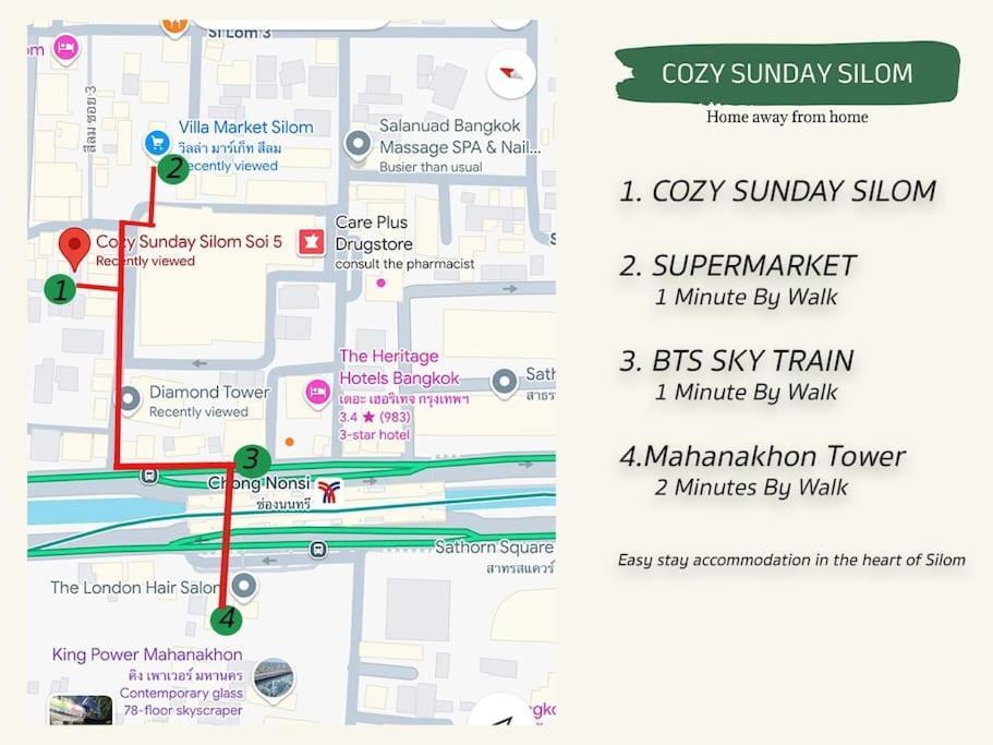 Cozy For 3 Guests At Center-silom - 5b Căn hộ